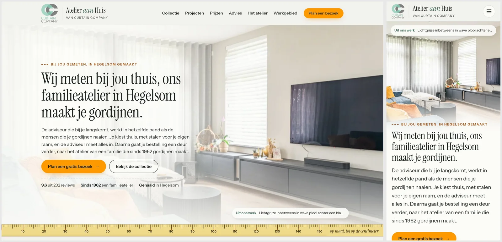 atelieraanhuis.nl: bij jou gemeten, in Hegelsom gemaakt