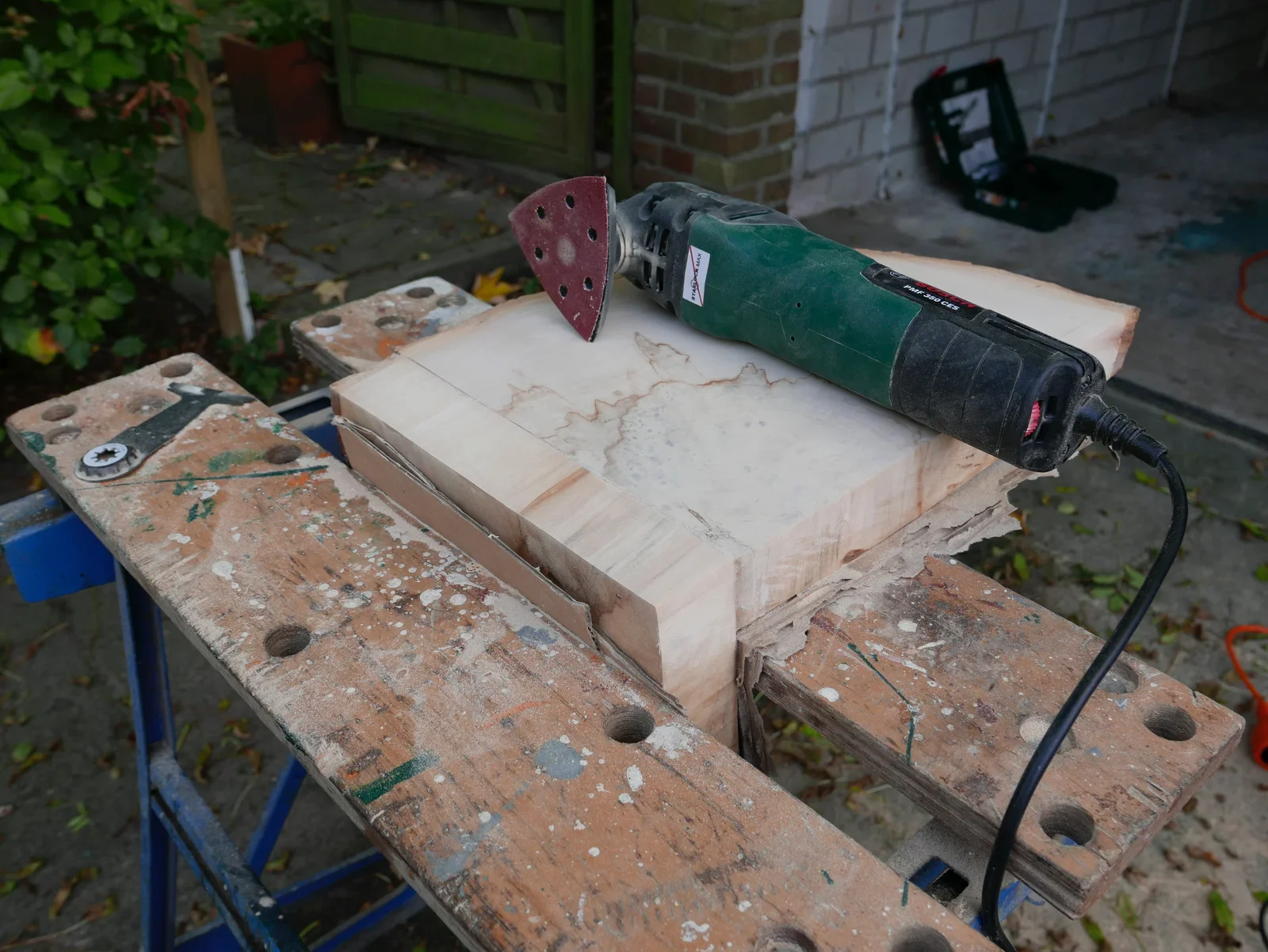 sanding again