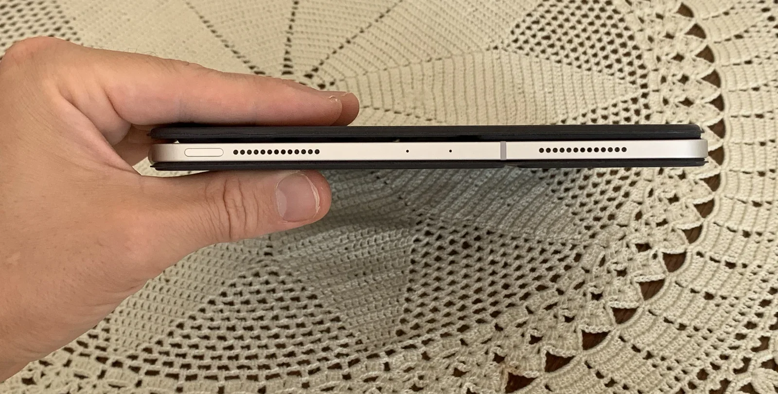 iPad Pro Smart Keyboard Folio as seen from the side