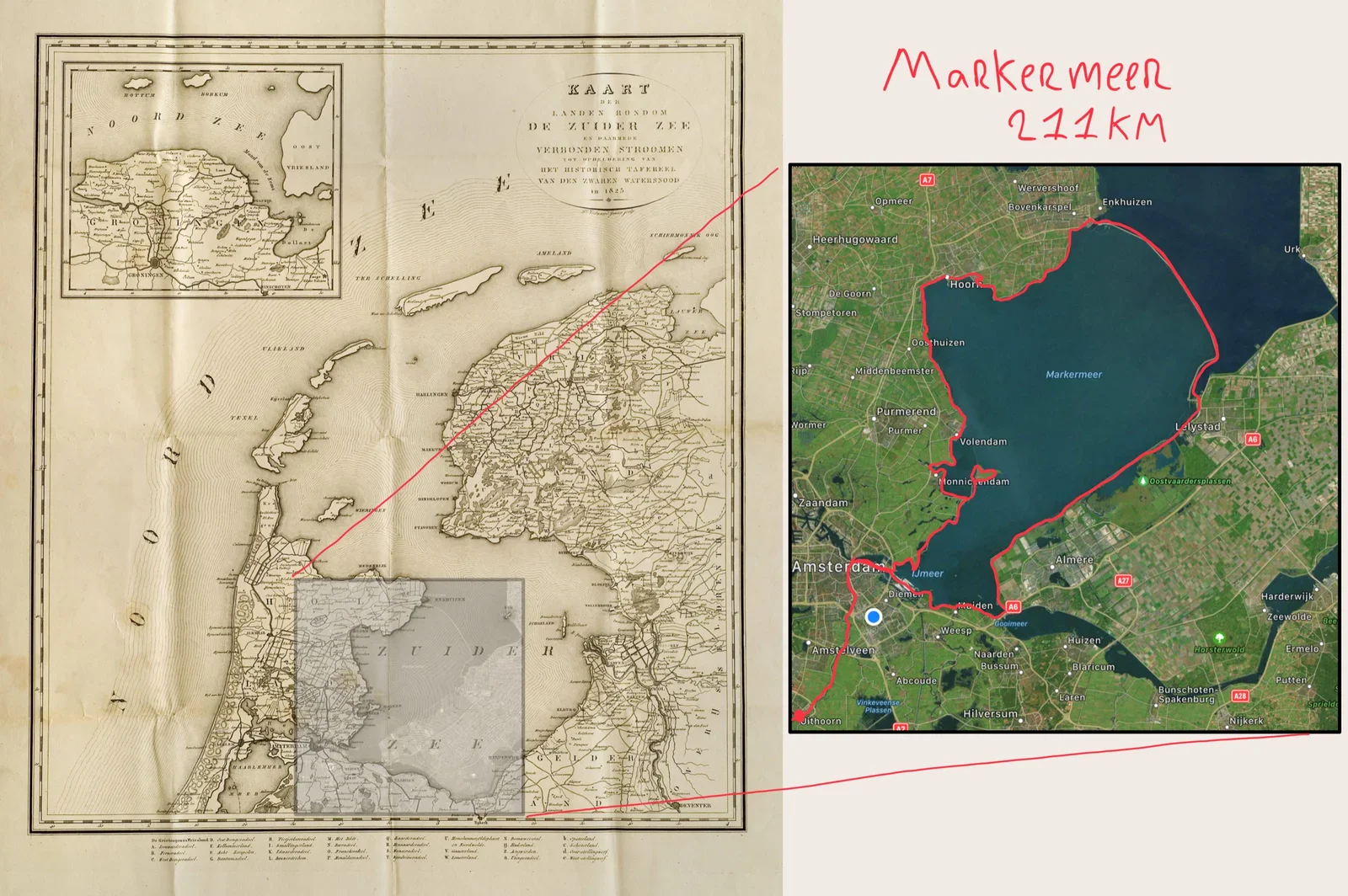 Around the Markermeer, through the former Dutch "Zuider Zee"