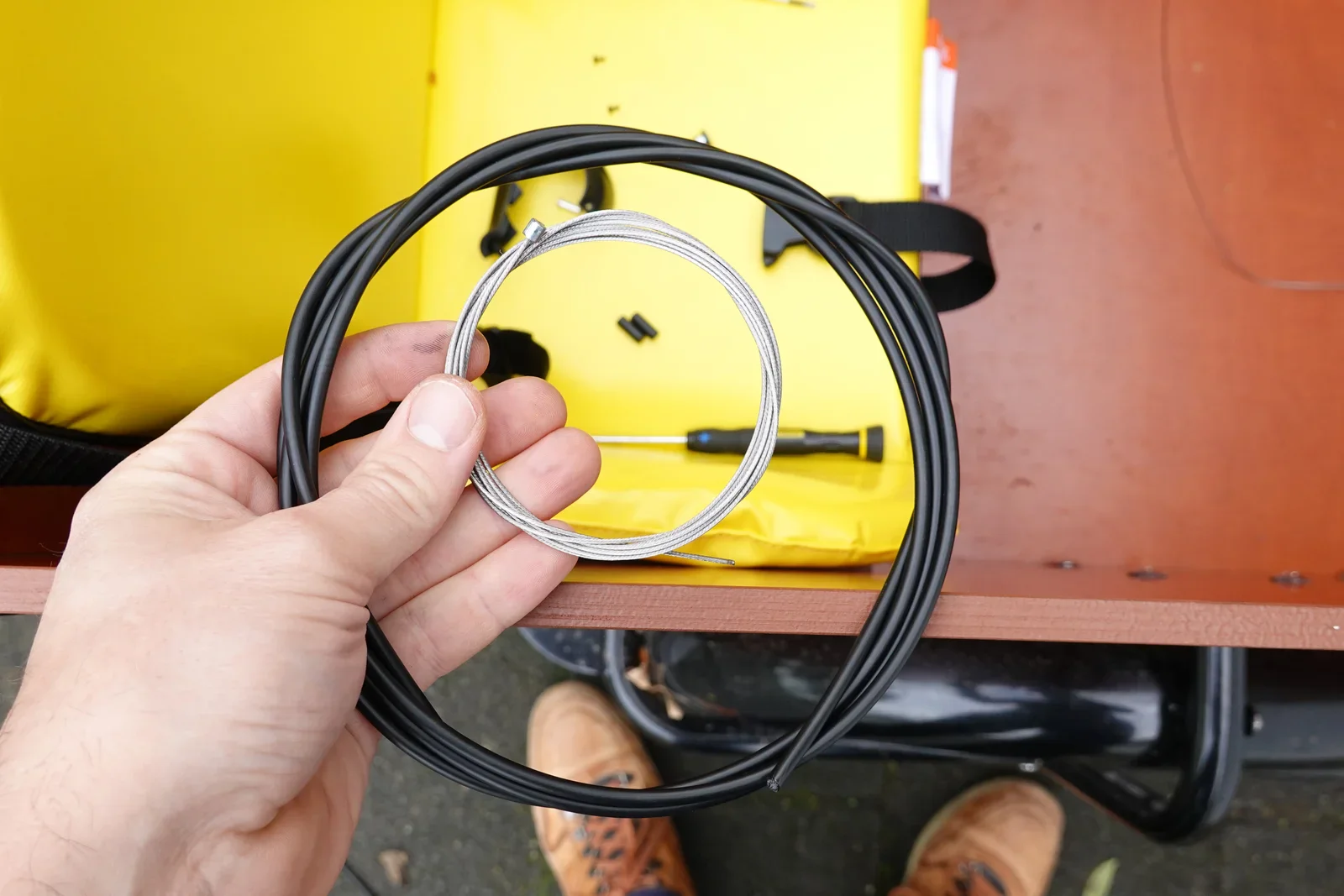 New inner and outer shifter cable