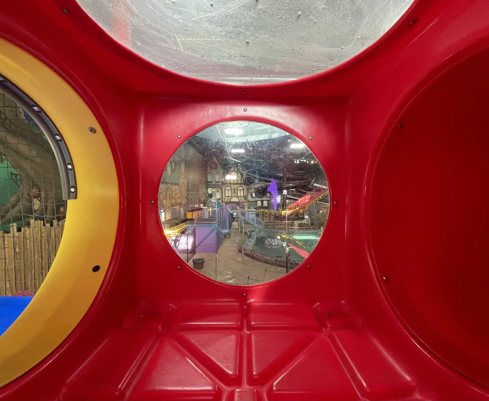 When was the last time you where trapped in a red plastic box?