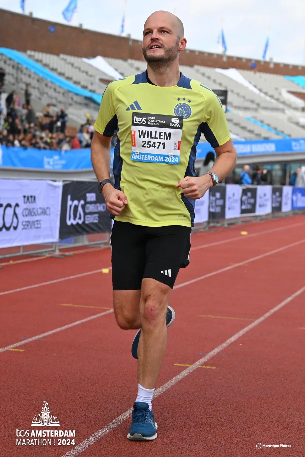 This image sums it up, it is my "endgame" face - a 42K Marathon finisher!