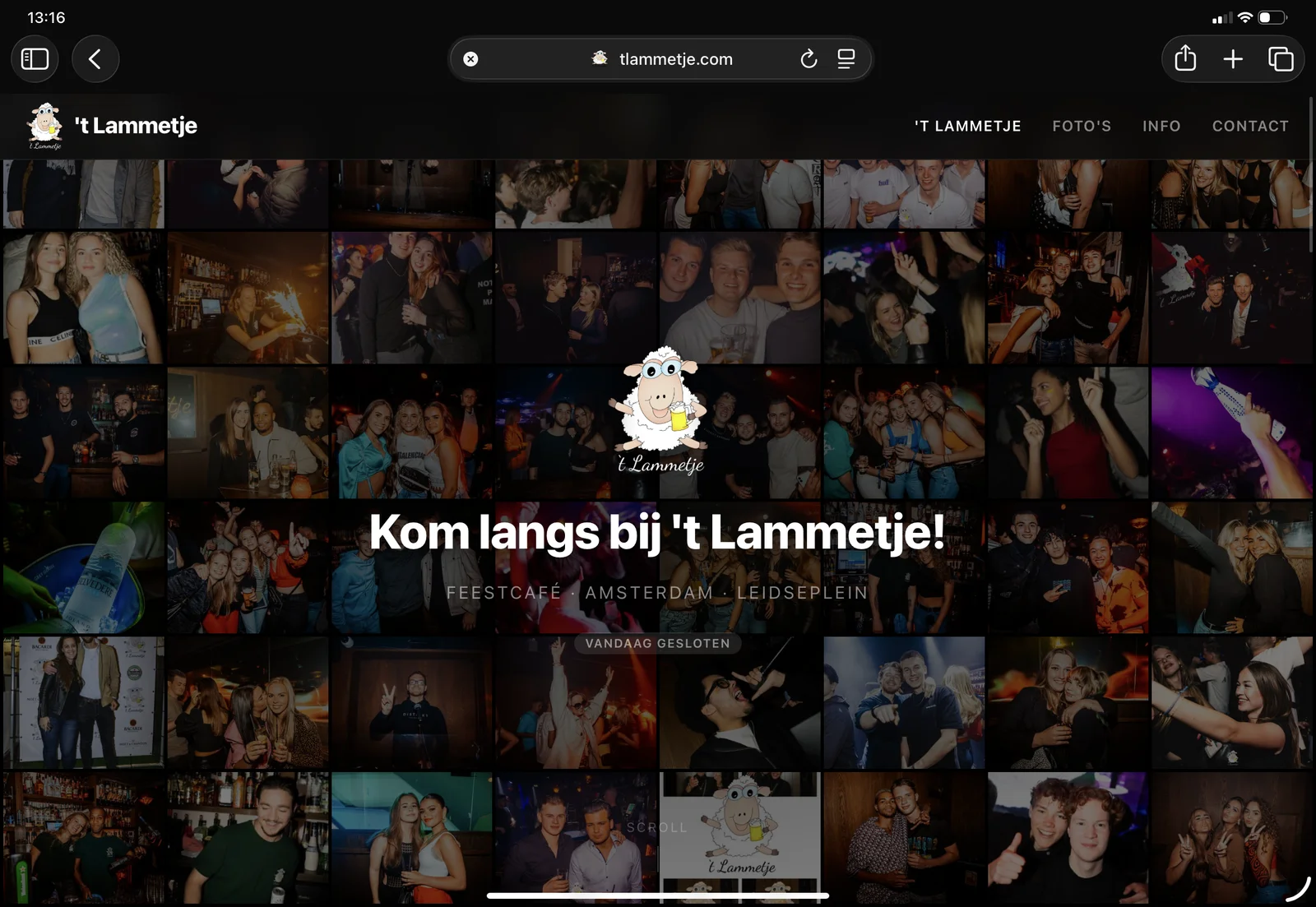 lammetje.com: come by 't Lammetje, photo wall included
