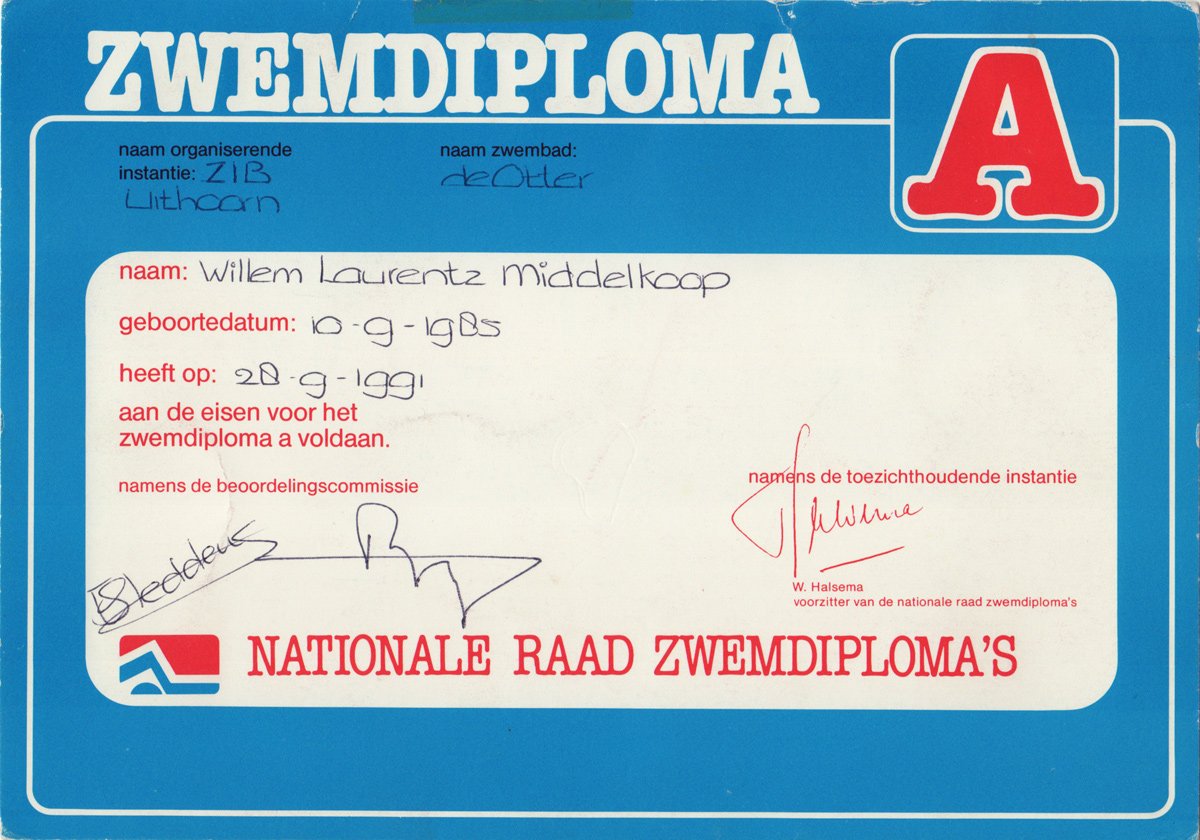Zwemdiploma A