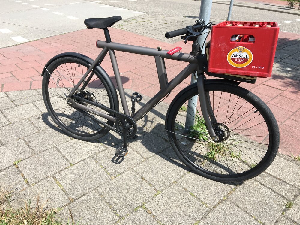 Naast woon-werkverkeer en gran fondo's heb ik ook korte ritjes naar de supermarkt vastgelegd. Zoals deze op de