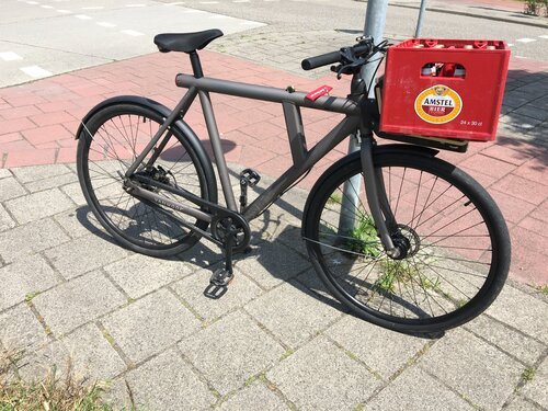 Naast woon-werkverkeer en gran fondo's heb ik ook korte ritjes naar de supermarkt vastgelegd. Zoals deze op de