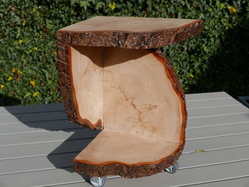 Resultaat op tuintafel
