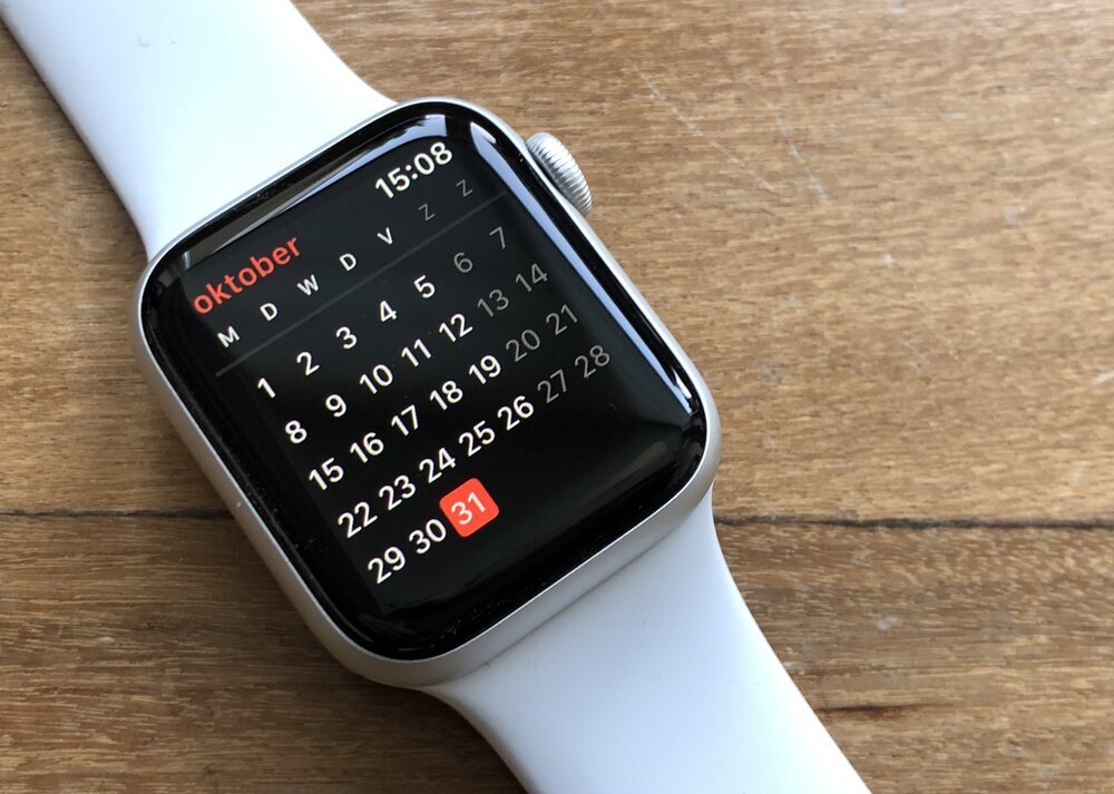 Tijd en datum kunnen eenvoudig worden gecontroleerd met de Apple Watch