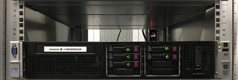 Ergens in een datacenter staat een machine zoals deze die jouw website host