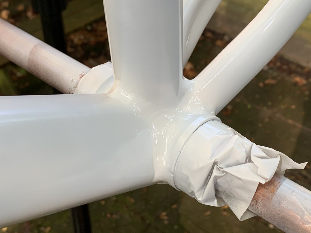 Onderdelen zien er als nieuw uit met een frisse laag verf