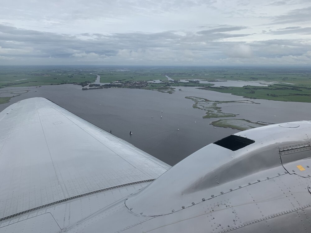 Terherne zichtbaar aan het 