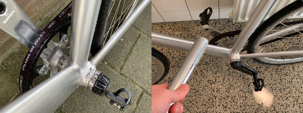 Geen ontvetten en olie nodig - spoel je fiets gewoon af na een natte rit