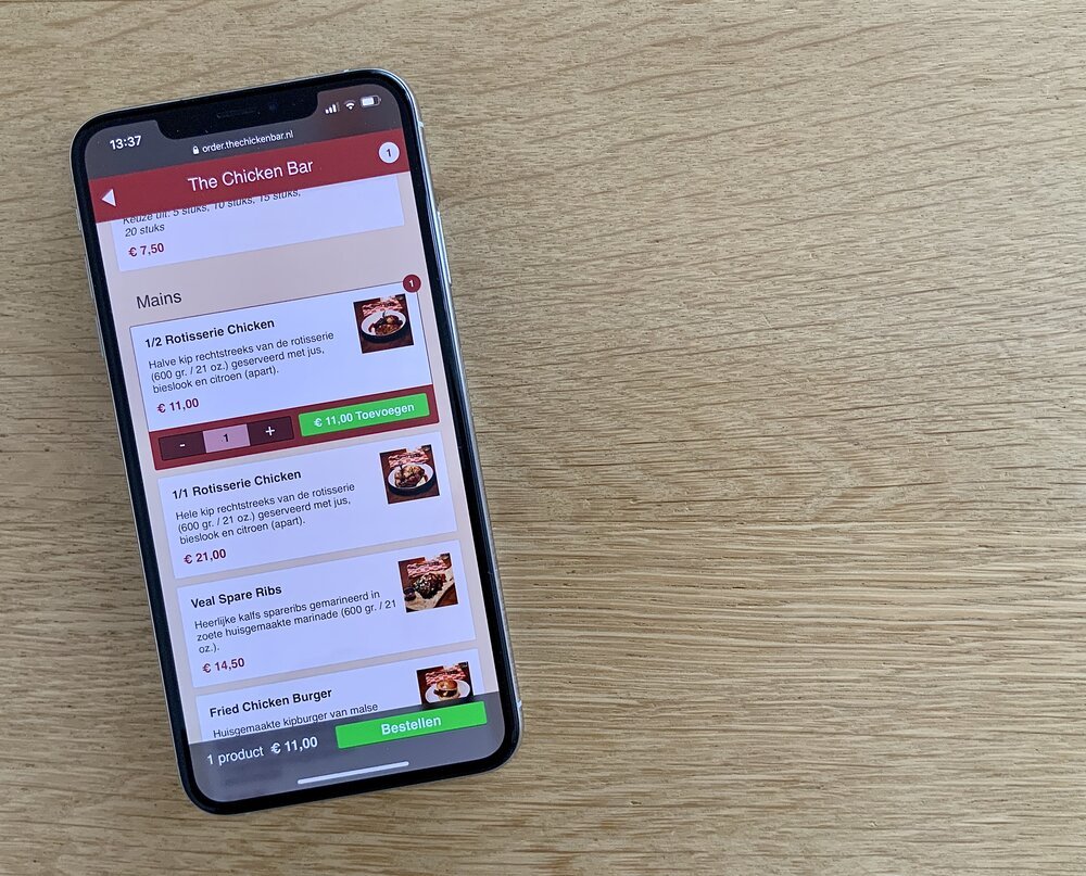 Online eten bestellen