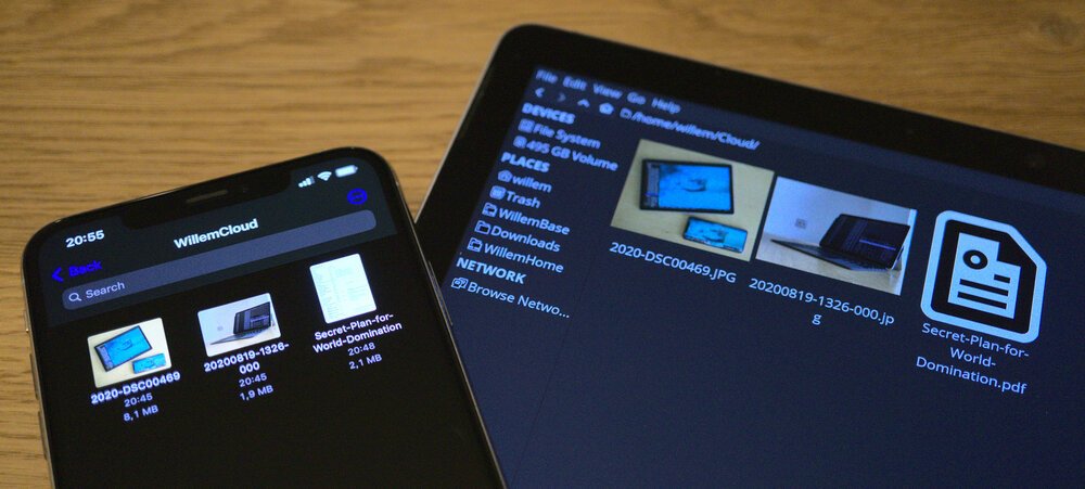 Dezelfde bestanden op zowel mijn smartphone als tablet - het werkt gewoon!