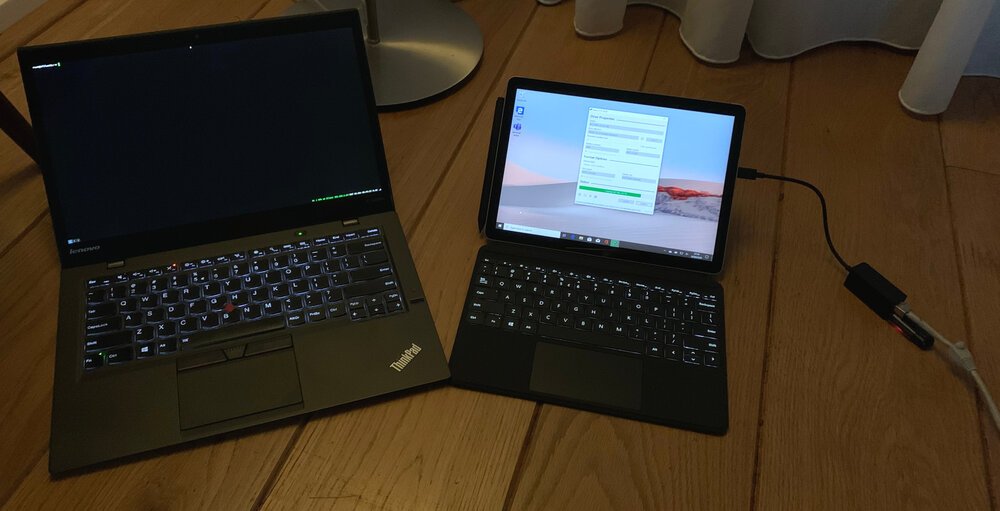 Het installeren van Debian GNU/Linux op Surface Go 2 is erg vergelijkbaar met de originele Surface Go
