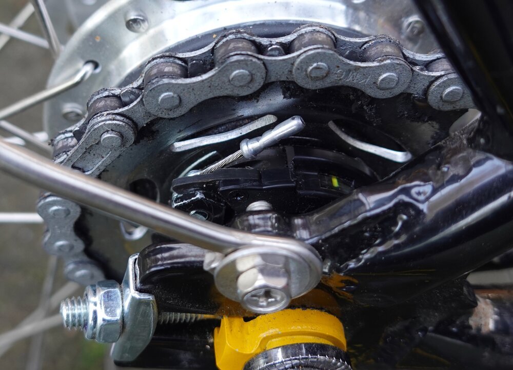 Nieuwe schakelkabel geïnstalleerd en klaar voor nieuwe avonturen!