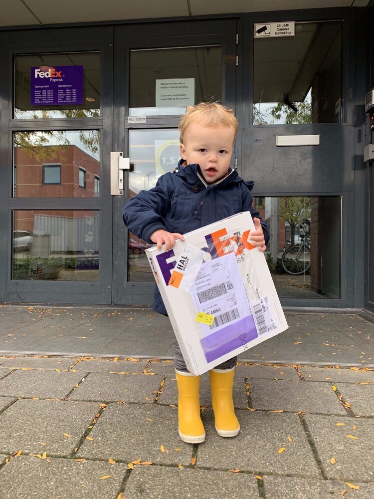 Mijn zoon bood een helpende hand bij het importeren van zijn toekomstige erfstuk