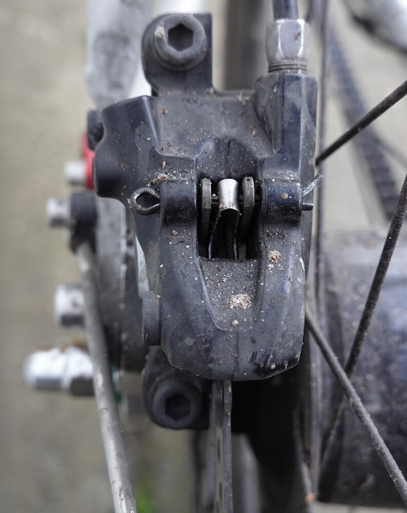 Nieuwe remblokken gemonteerd