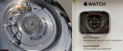 Het hart en de ziel van de horloges zijn zeer verschillend - ze zijn anders gemaakt en worden anders aangedreven