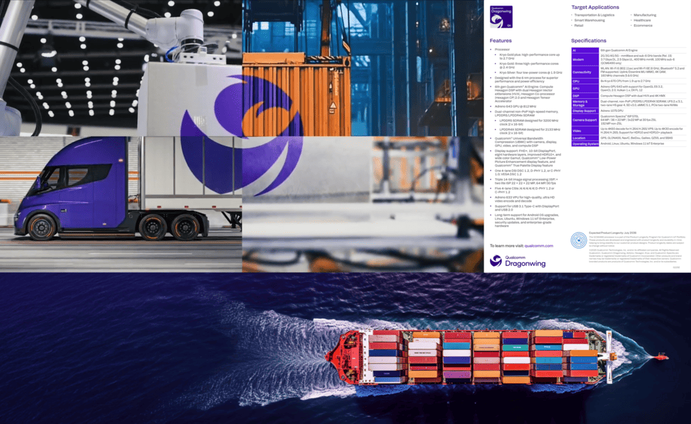 Fairphone wordt aangedreven door dezelfde Dragonwing-chip die wordt gebruikt in schepen, kranen, drones en industriële installaties